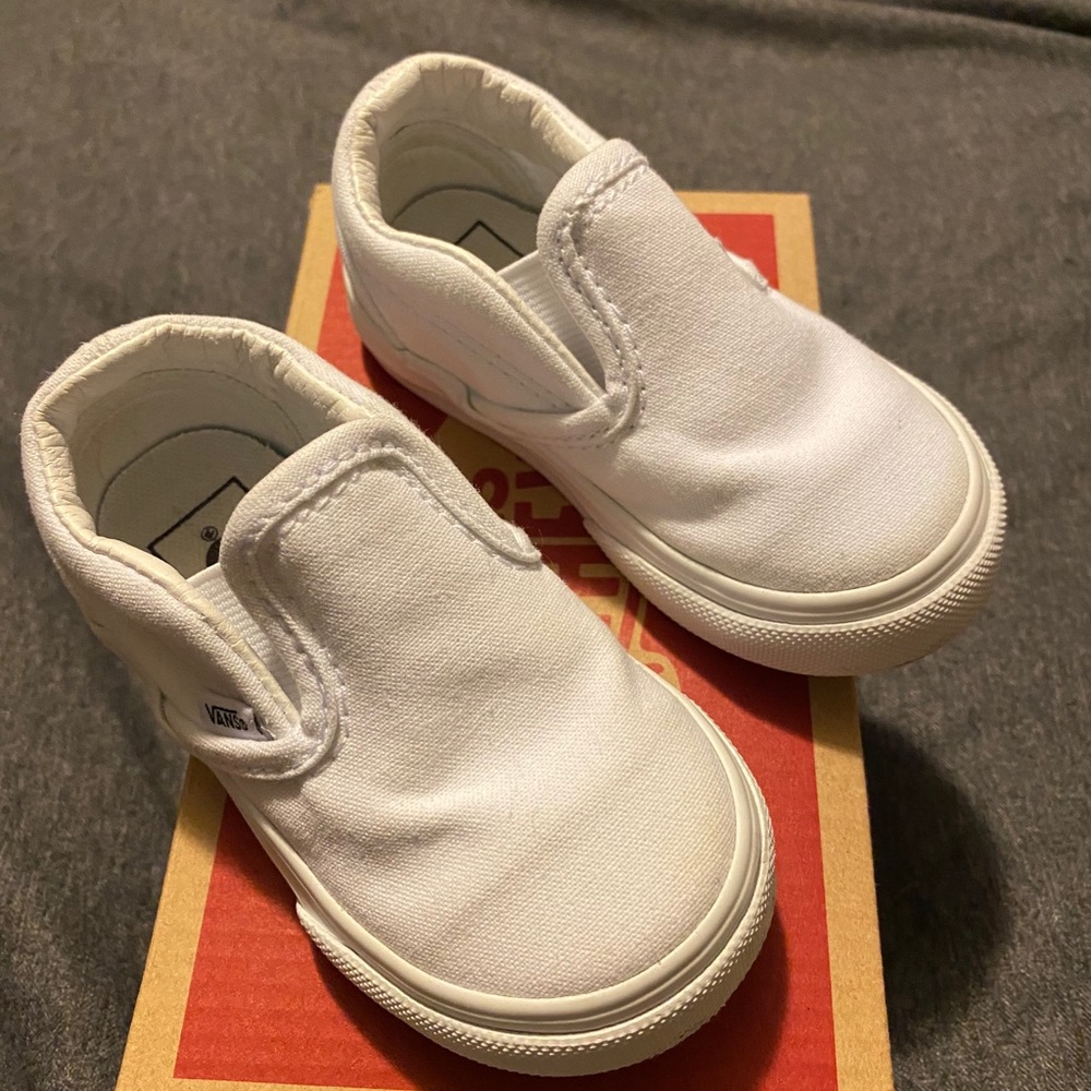 Vans toddler slip ons